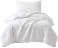 PREM INTERNATIONAL Muslin Bedding White 140 × 200, 70 × 90cm - Bed Linen