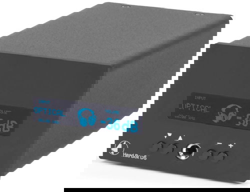 Pro-Ject Head Box DS - Black - Headphone Amp - Main image
