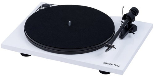 Pro-Ject Essential III + OM10 Piano white - Turntable - Main image