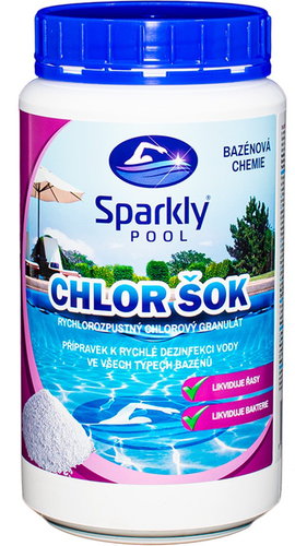 Sparkly POOL Chlorine shock 1 kg - Pool Chemicals - Main image