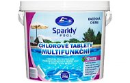 Sparkly POOL Pool Tablets Chlorine 5-in-1 Multifunctional 200g 3kg - Pool Chemicals
