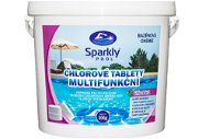 Pool Chemicals Sparkly POOL Pool Tablets Chlorine 5-in-1 Multifunctional 200g 5kg - Bazénová chemie