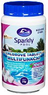 Sparkly POOL Tablety do bazénu chlorové 5v1 multifunkční 20g 1 kg - Bazénová chemie