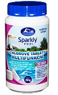 Sparkly POOL Tablety do bazénu chlorové 6v1 multifunkční 200g 1 kg - Bazénová chemie