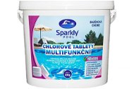 Sparkly POOL Tablety do bazénu chlorové 6v1 multifunkční 200g 5 kg - Bazénová chemie