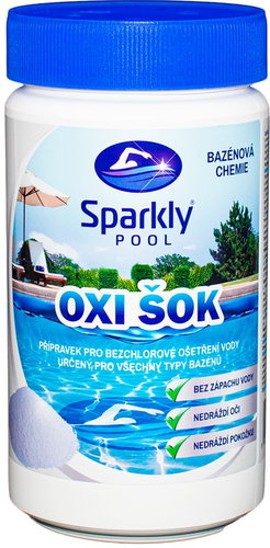 Sparkly POOL Oxi oxygen shock 1 kg - Pool Chemicals - Main image