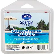 Sparkly POOL Kapkový tester vody v bazénu - alkalita - Tester