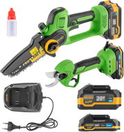 PROCRAFT Cordless Hand Saw PKA35Li and Branch Shears ES25Li Pa168set (1×4Ah + 1×2Ah) - Cordless Tool Set