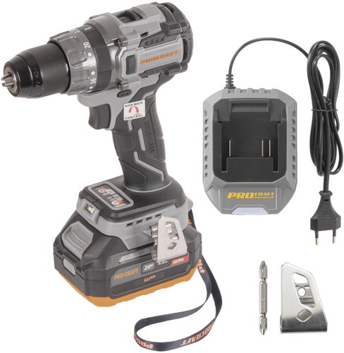 PROCRAFT Industrial Cordless Drill Driver AKU CD20 A (1×4Ah) - Drill Driver - Main image