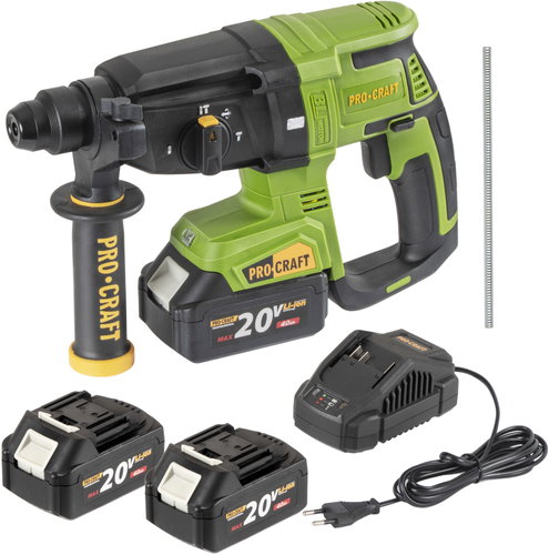 PROCRAFT Cordless Rotary Hammer PHA40 (2 × 4Ah) - Fúrókalapács - Fő fotó