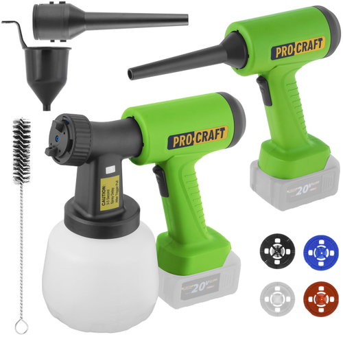 PROCRAFT Cordless Spray Gun PSE22bb (without battery) - Paint Spray System - Main image