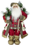 Dům Vánoc Santa v dlouhém kabátku 60 cm - Vánoční dekorace