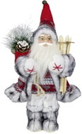 Dům Vánoc Santa s lyžemi 30 cm - Vánoční dekorace