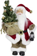 Dům Vánoc Santa se stromečkem 30 cm - Vánoční dekorace
