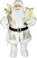 Dům Vánoc Santa ve zlatém kabátku 45 cm - Vánoční dekorace