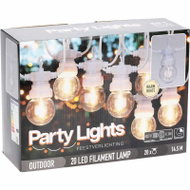ProGarden KO-LE2200170 LED PARTY 20 žárovek bílý - Light Chain