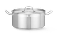 HENDI Low Casserole with Lid, 12 l, Profi Line 830604 - Pot