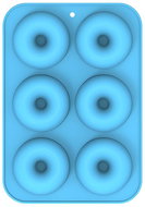 Pronett XJ4342 Silicone donut mould blue - Baking Mould