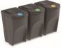 Prosperplast Sorting Waste Bin 3x35l PH GR - Rubbish Bin