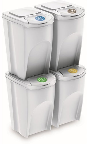 Prosperplast Sorting Waste Bin 4 x 35l PH Bí - Rubbish Bin - Main image