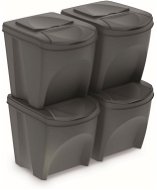 Prosperplast Abfallbehälter 4 x 25 Liter PH SE - Mülleimer