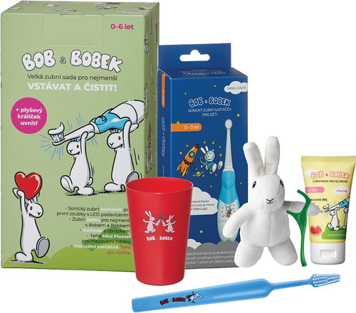 Professor Max Bob und Bobek Geschenkset, blau - Geschenkset - Hauptbild