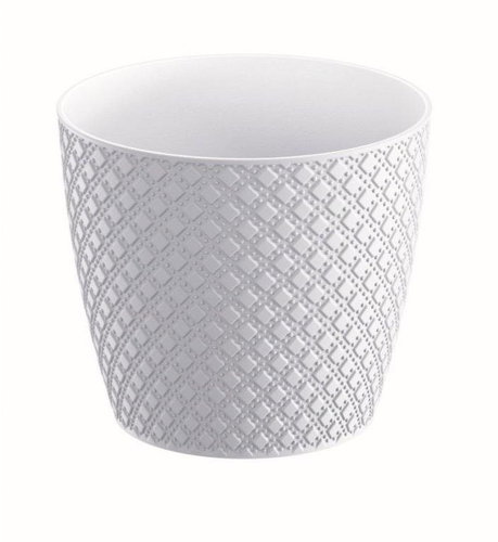 PROSPERPLAST Květináč ORIENT bílý 15,7 cm - Květináč - Main image