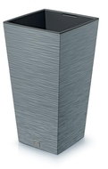 PROSPERPLAST Květináč Furu Square 20 cm betonový - Květináč