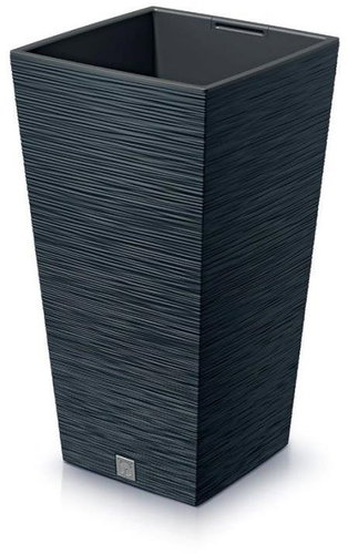 PROSPERPLAST Květináč Furu Square 20 cm antracit - Květináč - Main image