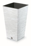 PROSPERPLAST Květináč Furu Square 20 cm bílý - Květináč