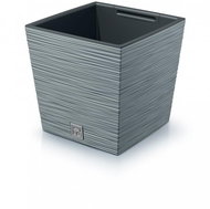 PROSPERPLAST Květináč Furu Square Low 24 cm betonový - Květináč