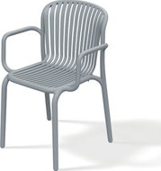 Prosperplast Garden chair with arms Brene, grey - Garden Chair