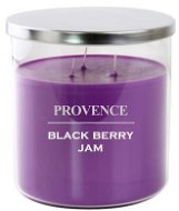 Provence sviečka v skle s viečkom 1 000 g, blackberry, 3 knôty - Sviečka