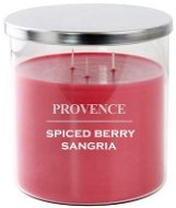 Provence Candle in Glass with Lid 1000g, Spiced Berry, 3 Wicks - Candle