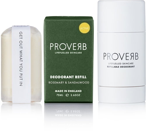 PROVERB Deodorant Rosemary and Sandalwood Active 70 g - Deodorant - Main image