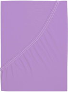 B.E.S. - Petrovice Prostěradlo Froté atypický rozměr 140 × 200 cm, fialová - Bedsheet