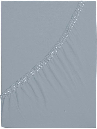 B.E.S. - Petrovice Prostěradlo Jersey česaná bavlna MAKO, šedá - Bedsheet - Main image