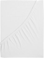 B.E.S. - Petrovice Prostěradlo Jersey bavlna IDEAL 120 × 200 cm, bílá - Bedsheet