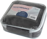 B.E.S. - Petrovice Mikroflanelové prostěradlo EXCLUSIVE 180 × 200 cm, antracit  - Bedsheet