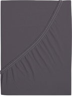 B.E.S. - Petrovice Prostěradlo Jersey bavlna 180 × 200 cm, antracitová - Bedsheet