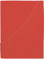 B.E.S. - Petrovice Prostěradlo Jersey bavlna IDEAL 90 × 200 cm, jahodová  - Bedsheet