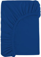 B.E.S. - Petrovice Prostěradlo Jersey bavlna IDEAL 180 × 200 cm, královská modř - Bedsheet