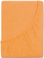 B.E.S. - Petrovice Prostěradlo Jersey bavlna IDEAL 180 × 200 cm, meruňková  - Bedsheet