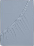 B.E.S. - Petrovice Prostěradlo Jersey bavlna IDEAL 160 × 200 cm, šedá  - Bedsheet