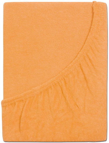 B.E.S. - Petrovice Prostěradlo Froté 90 × 200cm, cihlová - Bedsheet - Main image