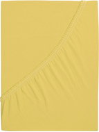 B.E.S. - Petrovice Prostěradlo Froté 180 × 200 cm, žlutá 008 - Bedsheet