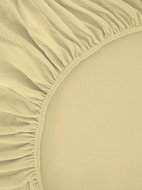 B.E.S. - Petrovice Prostěradlo Froté IDEAL 90 × 200 cm, žlutá  - Bedsheet