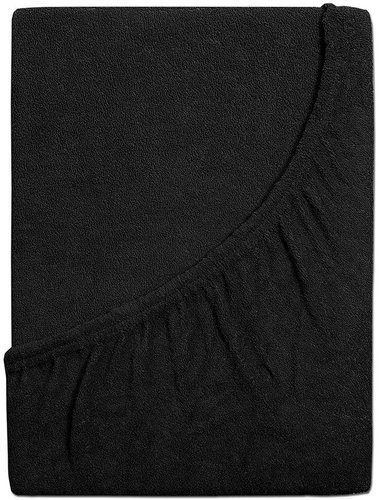 B.E.S. - Petrovice Jersey prostěradlo s elastanem Lycra 140 × 200 cm, černá - Bedsheet - Main image