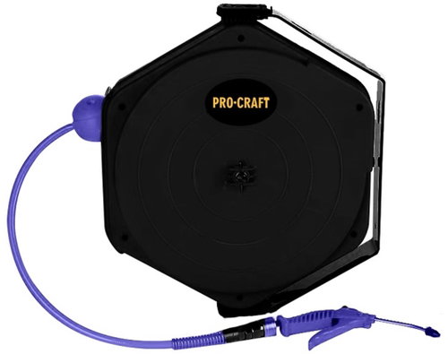Procraft HR20 Self-retracting drum with compressed air hose - Garden Hose Reel - Main image