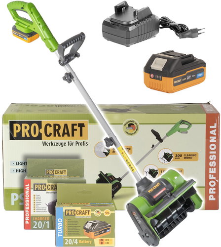 Procraft AKU SPSB20/20/20-4-Turbo/20-1 (with AKU) - Snowblower - Main image